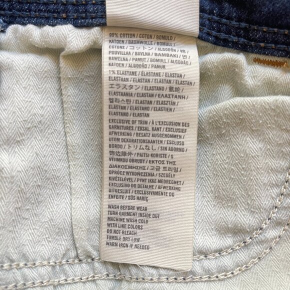 Abercrombie & Fitch Shorts Blue Denim Jean 6 W28 - Picture 7 of 7